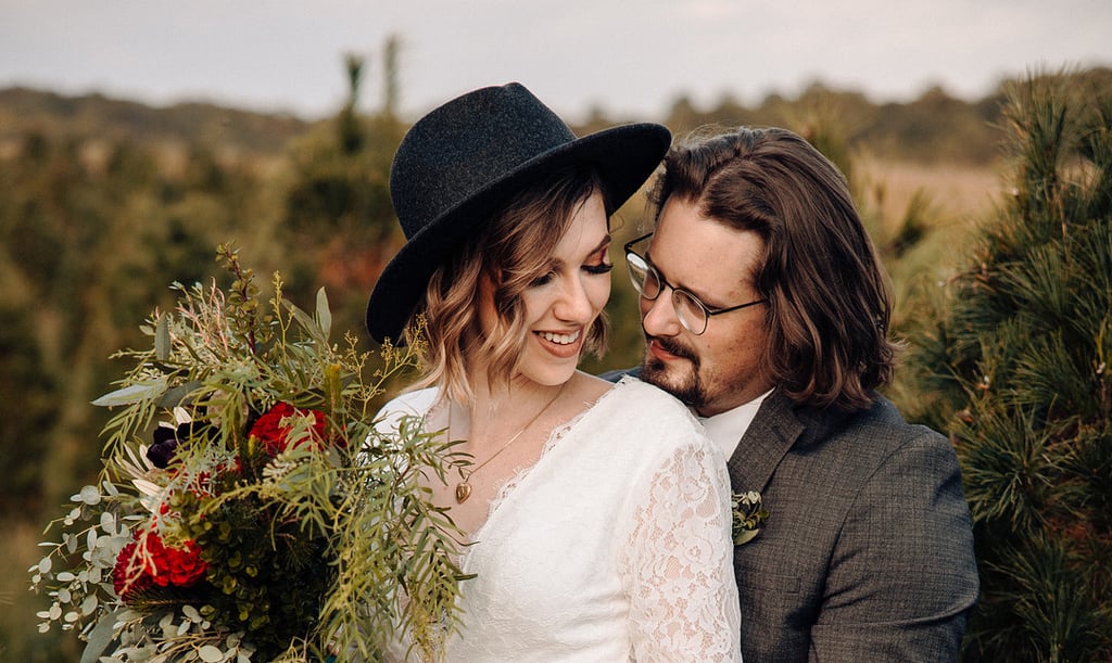 Inspiration For a Rustic Christmas Tree Farm Wedding Inspiration For a Rustic Christmas Tree Farm Wedding