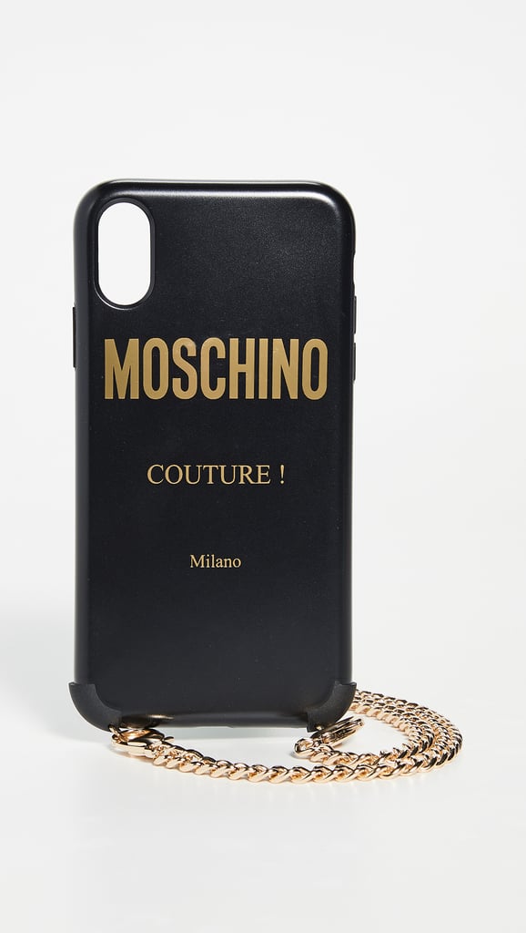Moschino Fantasy Print iPhone XR Case With Chain