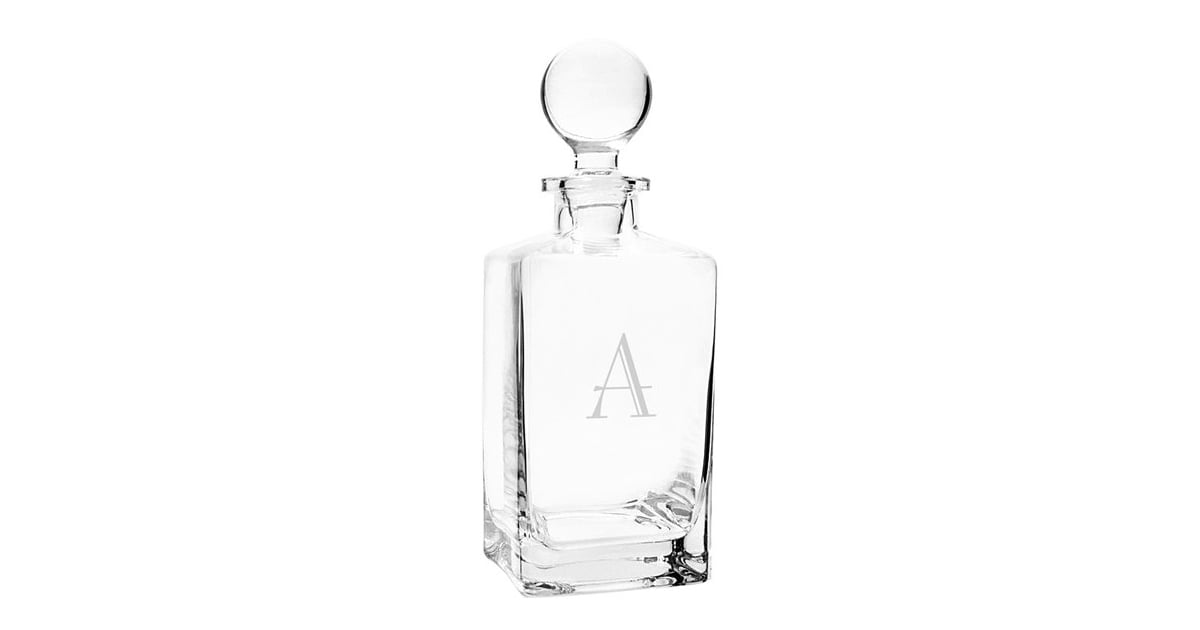 Whiskey Decanter and Stopper (59) Monogram Home Gifts POPSUGAR