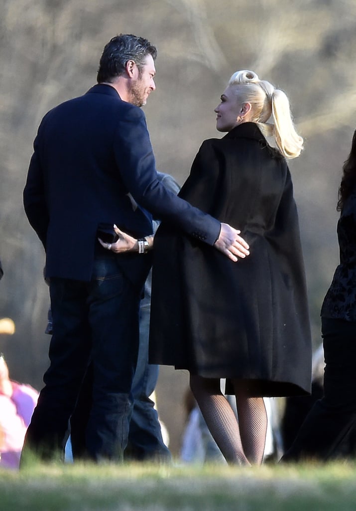Gwen Stefani and Blake Shelton at RaeLynn's Wedding 2016