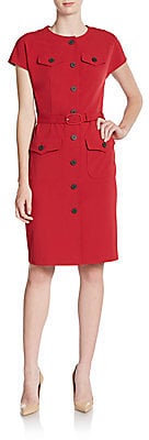 Anne Klein Safari Belted Button-Front Dress ($129)