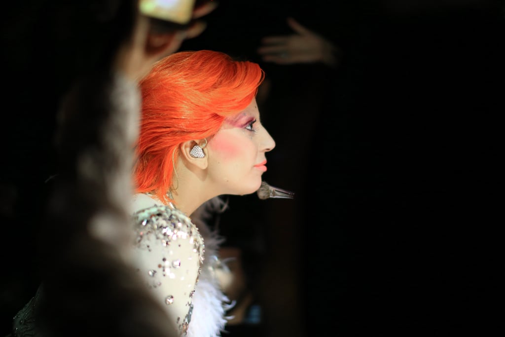 Lady Gaga David Bowie Grammys Tribute Makeup