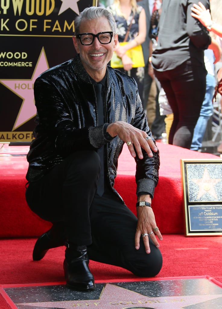 Jeff Goldblum and Family at Hollywood Walk of Fame Ceremony