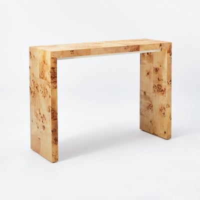 Threshold Designed With Studio McGee Ogden Burled Wood Console Table