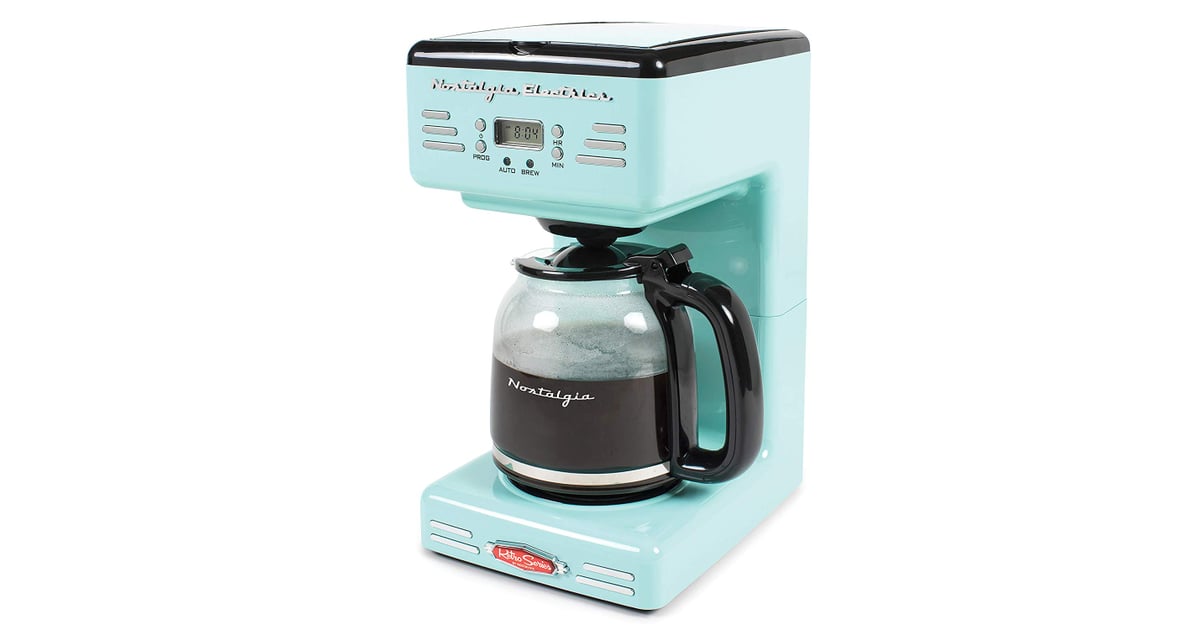 Nostalgia 12Cup Programmable Coffee Maker Cute Kitchen Products From