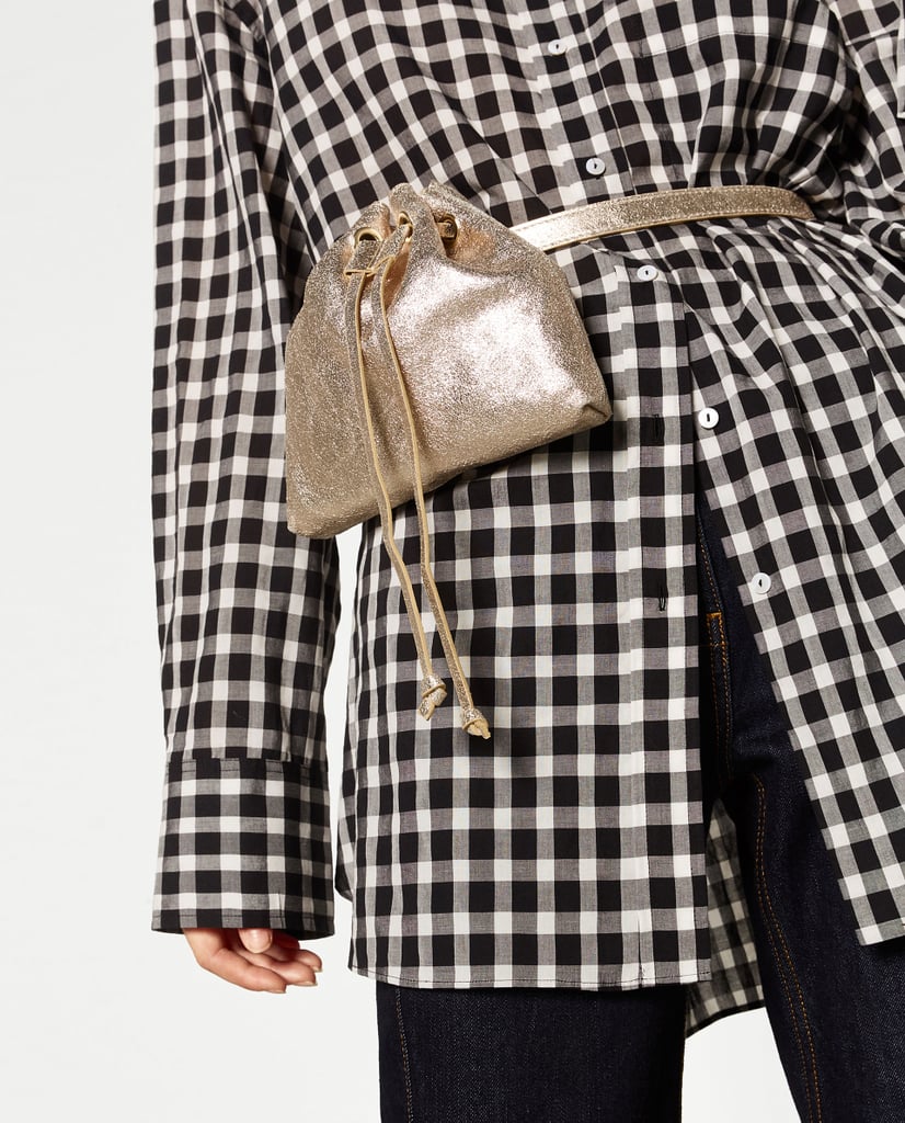 Zara Metallic Belt Bag ($36)
