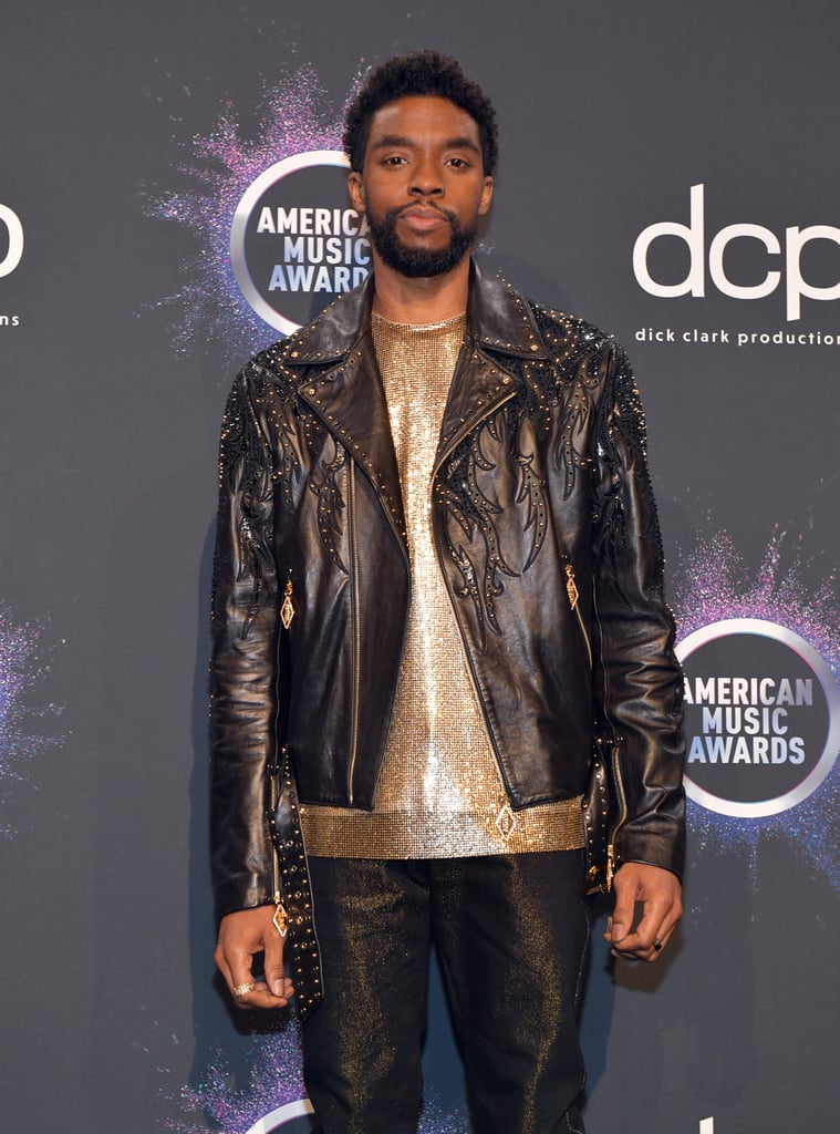 Chadwick Boseman at the 2019 American Music Awards