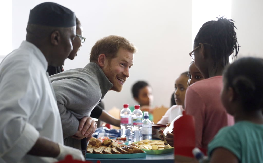 Prince Harry Playing With Kids During Fit and Fed Visit 2018