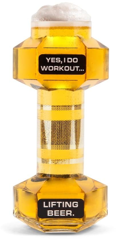 BigMouth Inc. Dumbbell Beer Glass