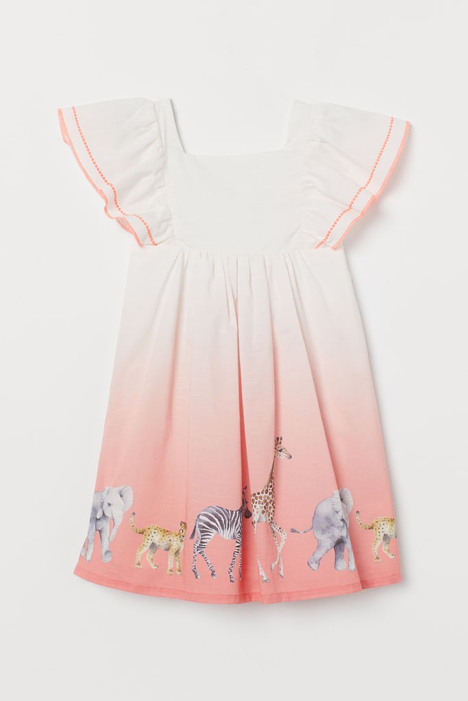 Flutter-Sleeved Dress