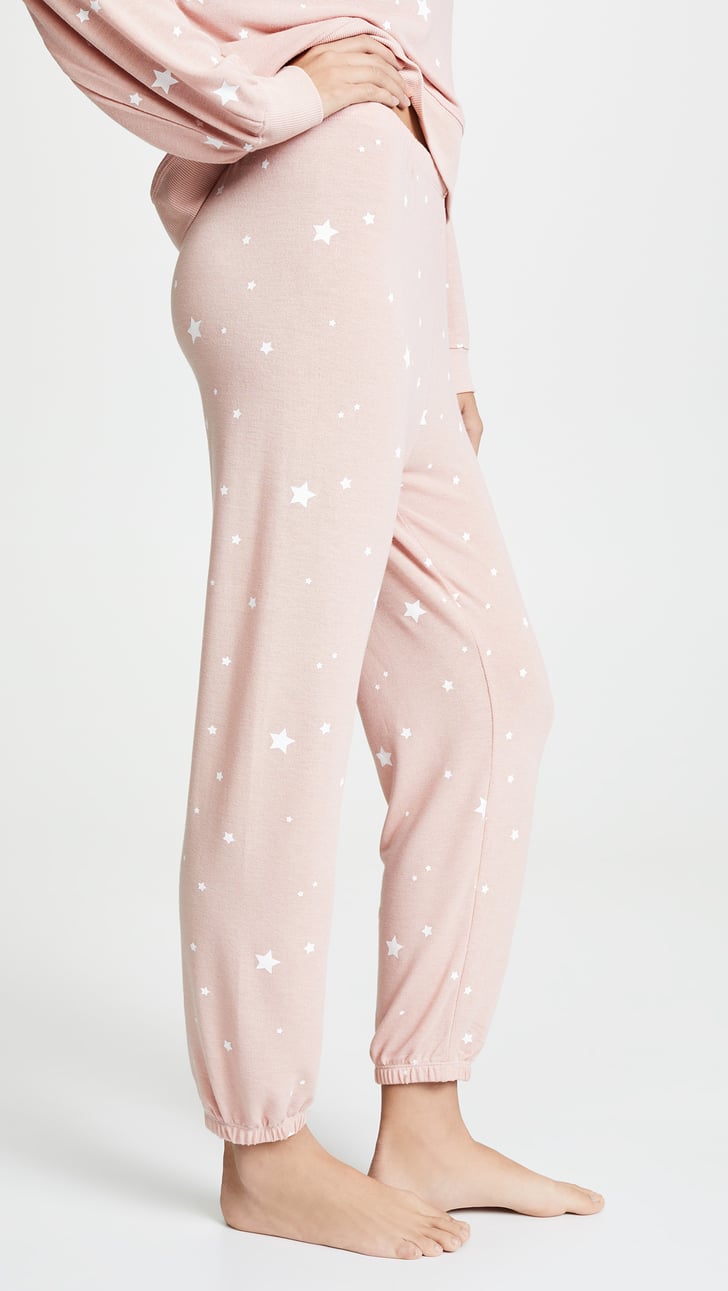 Z Supply Star Print Joggers Hailey Baldwin s Puppy Is Damn Cute
