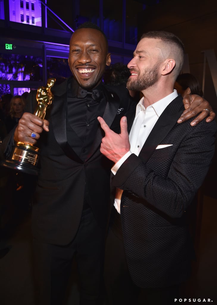 Pictured: Justin Timberlake and Mahershala Ali
