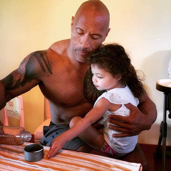 Dwayne Johnson's Instagram With His Daughter June 2019