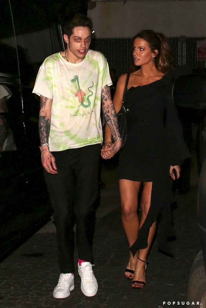 Kate Beckinsale and Pete Davidson Holding Hands March 2019