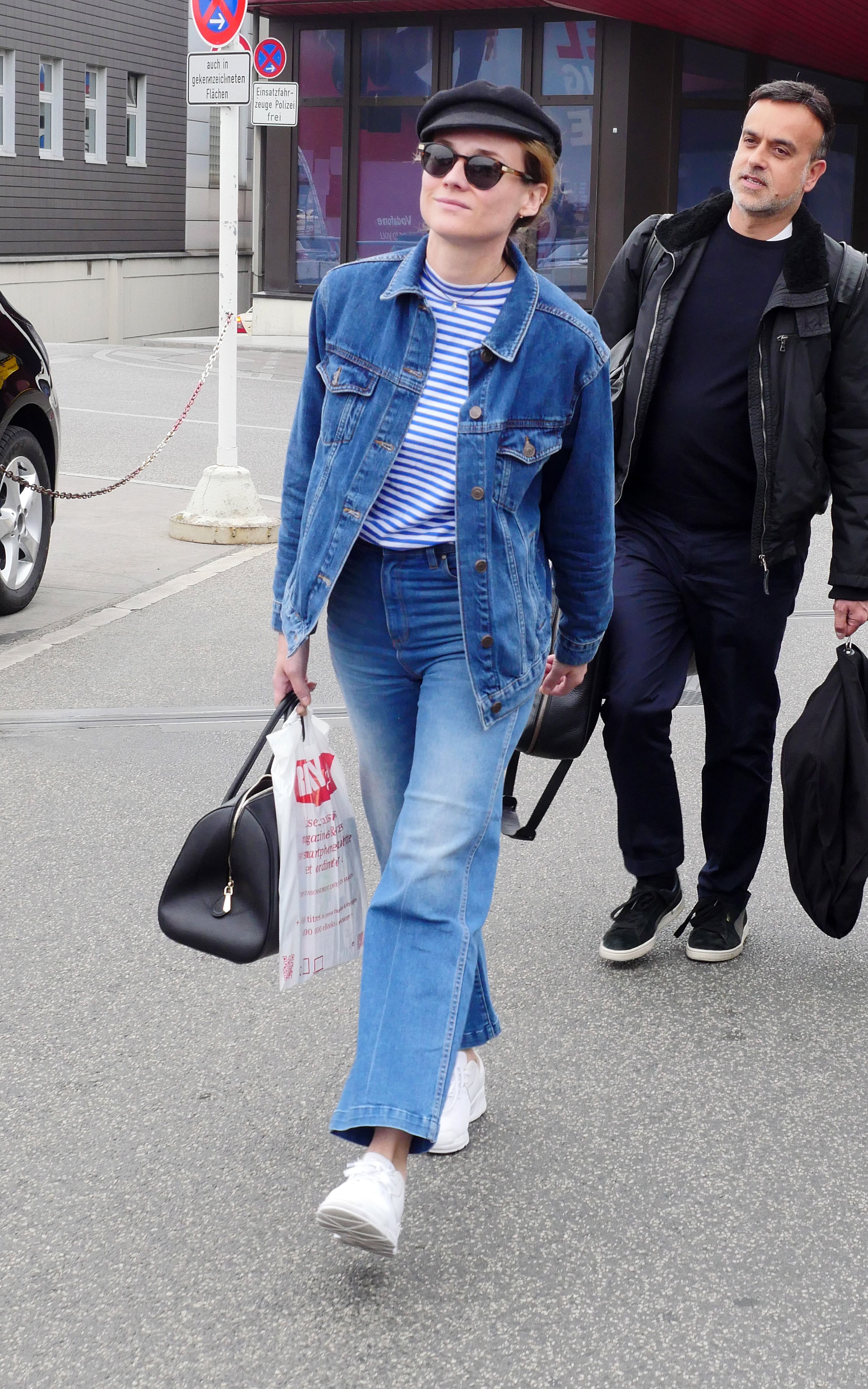 OOTD Elle Ferguson Oversize Denim Jacket — SLK Style