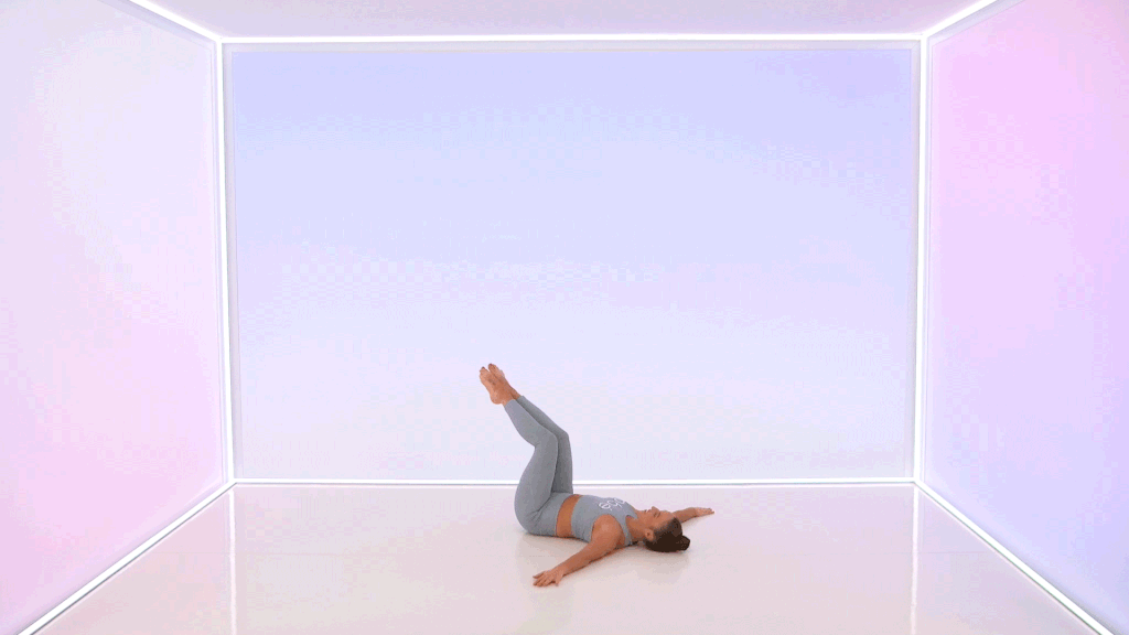 Supine Spinal Twist AtHome Pilates Moves to Prevent Back Pain