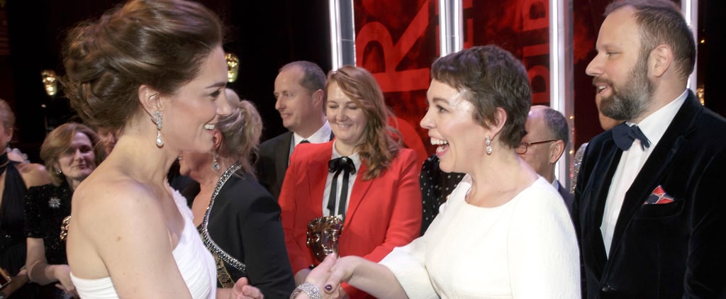 Kate Middleton and Prince William With Olivia Colman BAFTAs