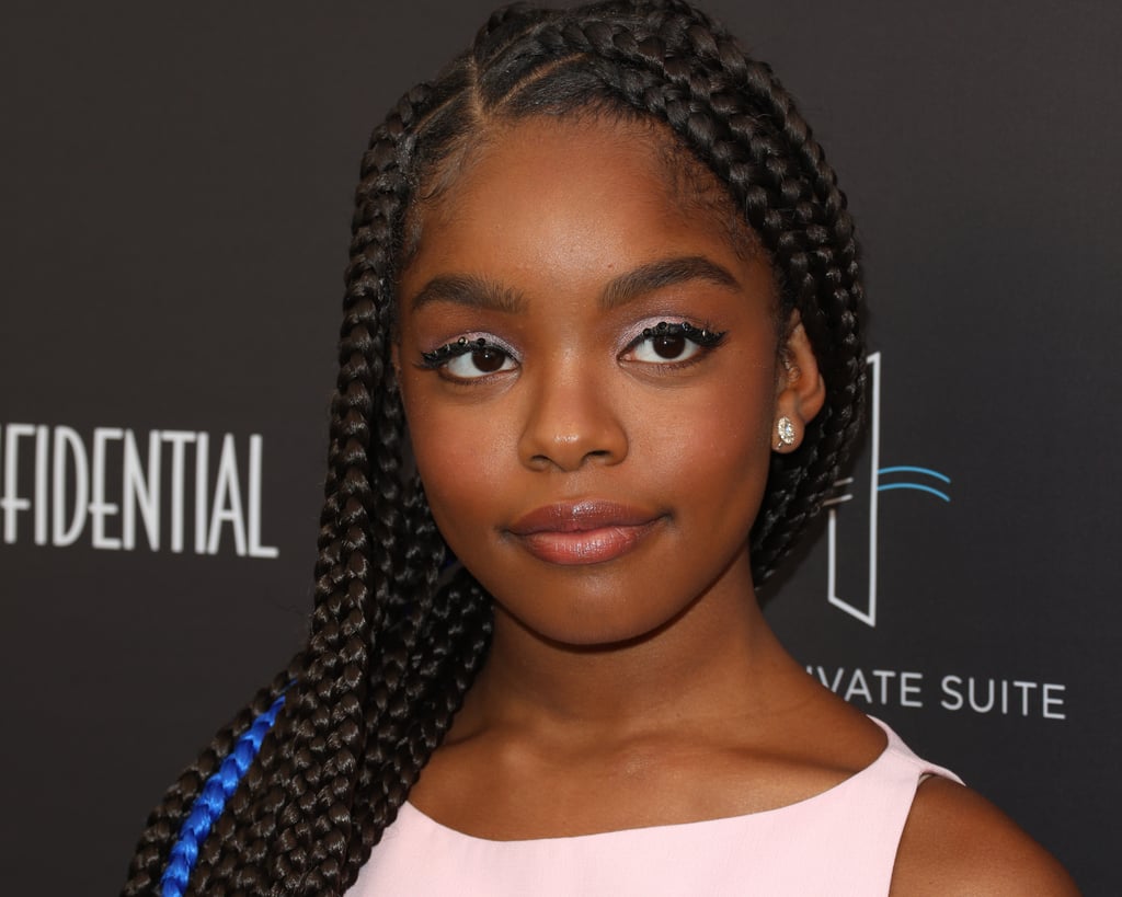 Marsai Martin’s Blue-Streaked Braids