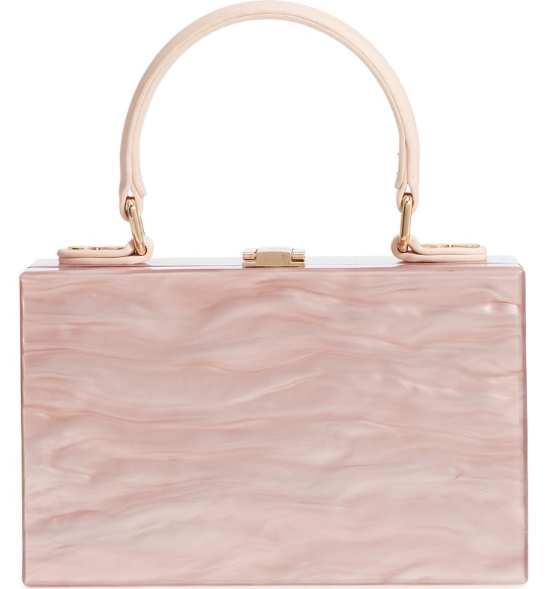 Pink Pearly Box Bag