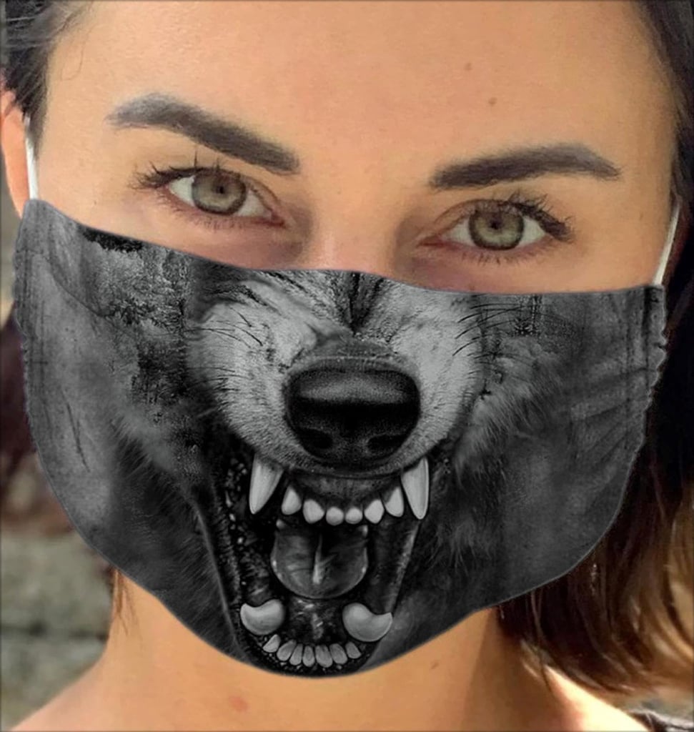 Wolf Animal Face Masks Best Animal Face Masks POPSUGAR Smart Living