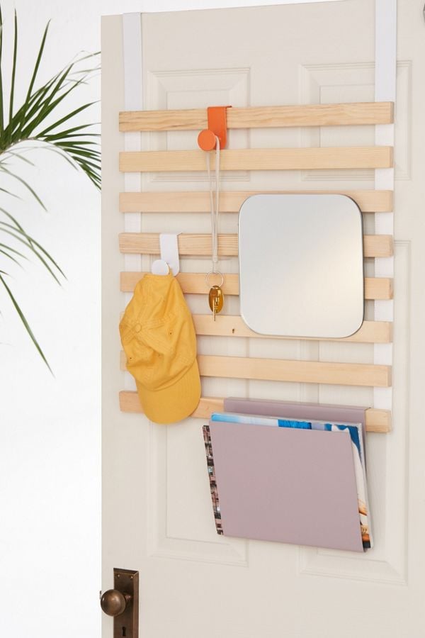 Keane Multi-Use Slatted Over-the-Door Storage Rack