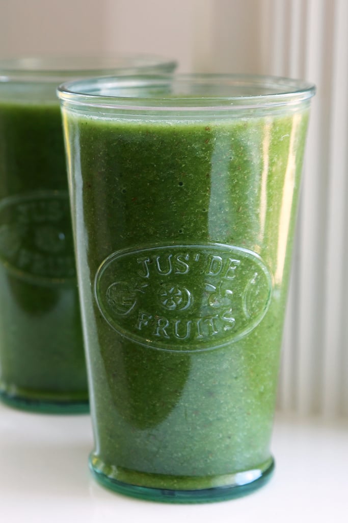 Farmers Market Cantaloupe, Kale, and Ginger Smoothie