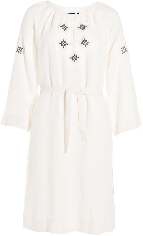 A.P.C. embroidered tunic dress ($440)