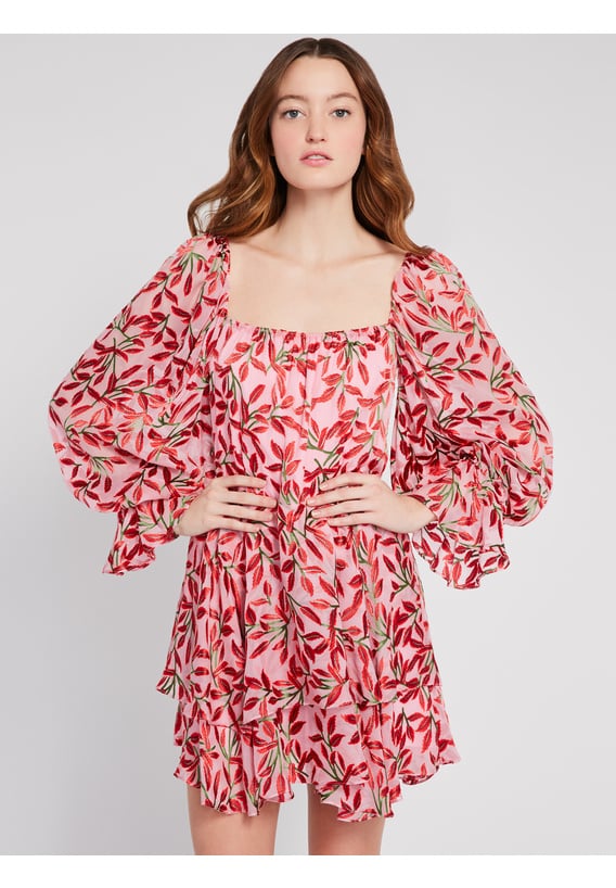 Alice + Olivia Debra Floral Tunic Dress