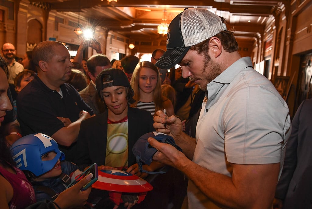 Chris Pratt at the Captain America Screening May 2016