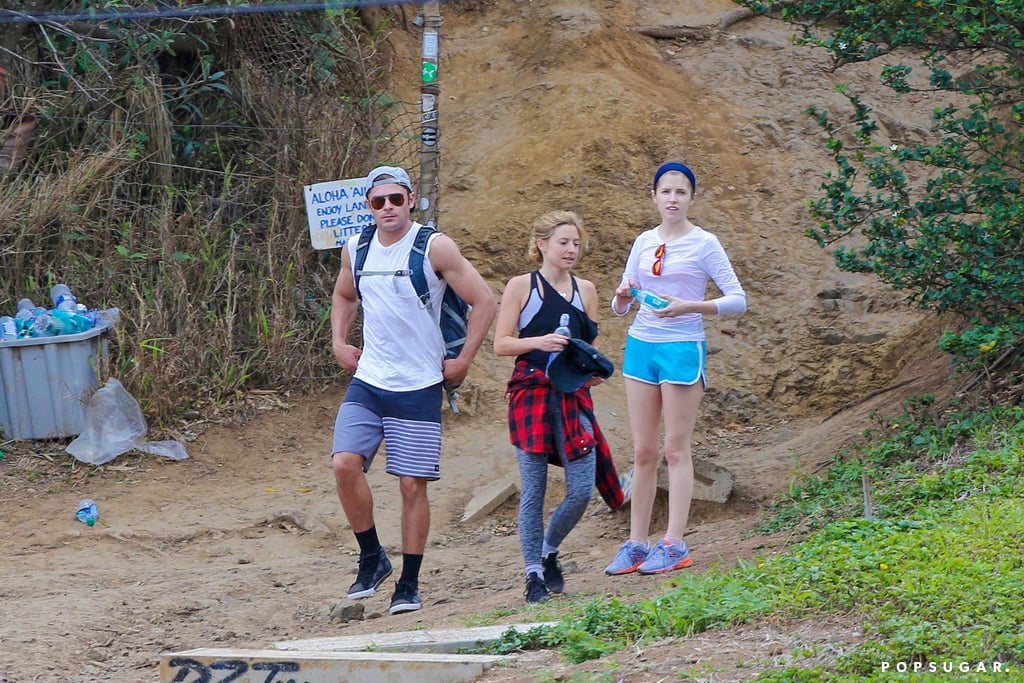 Zac Efron and Anna Kendrick Hiking in Hawaii May 2015