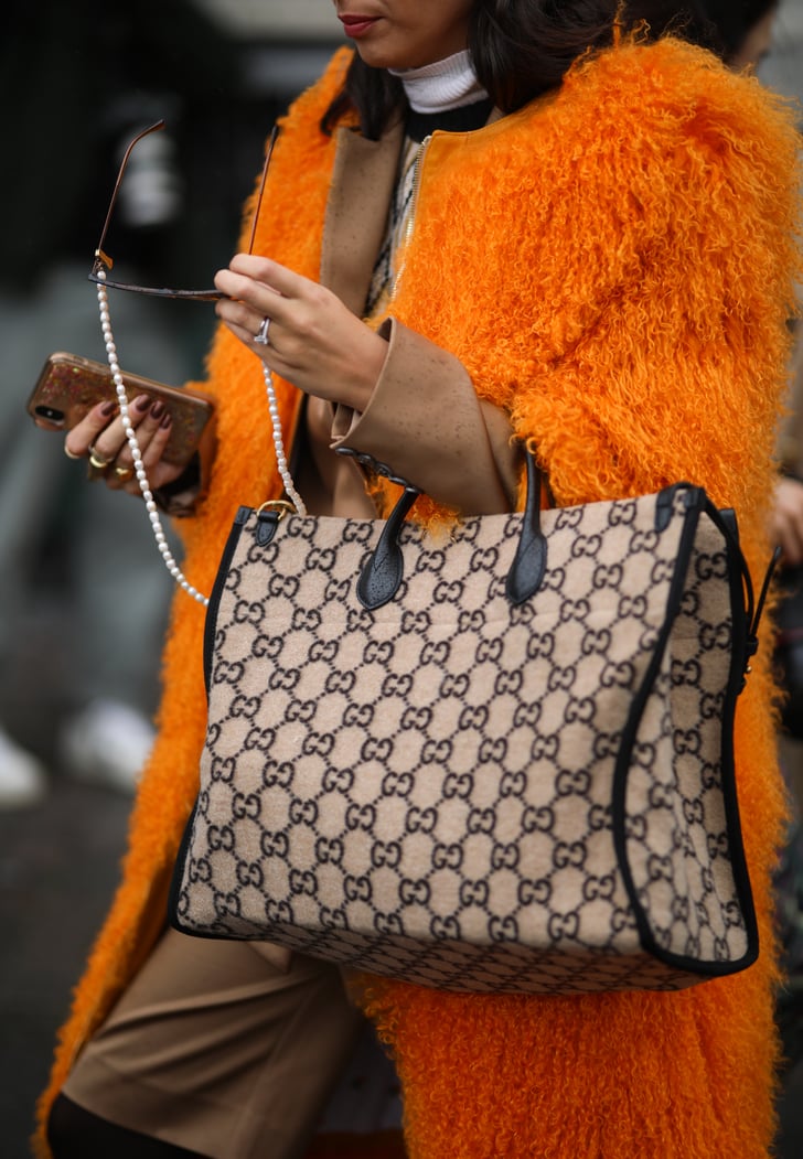 orange gucci purse