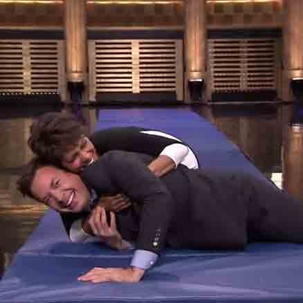 Halle Berry on The Tonight Show Starring Jimmy Fallon 2014