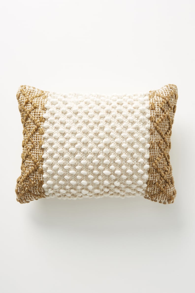 Joanna Gaines For Anthropologie Textured Eva Pillow in Ivory