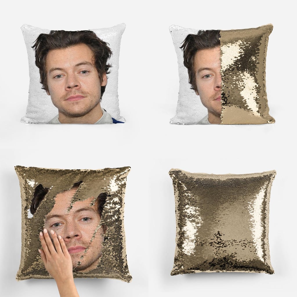 Gold Harry Styles Sequin Pillow Case