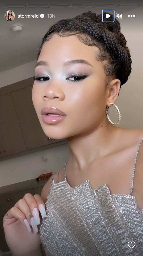 Storm Reid's Sheer Dress at the Fashion Trust US Awards