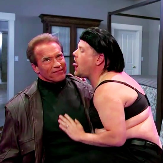 Arnold Schwarzenegger and James Corden Act Out Movies