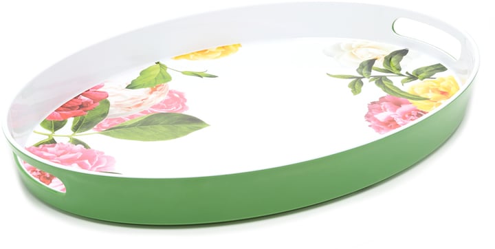 Patio Floral Serving Tray ($50)
