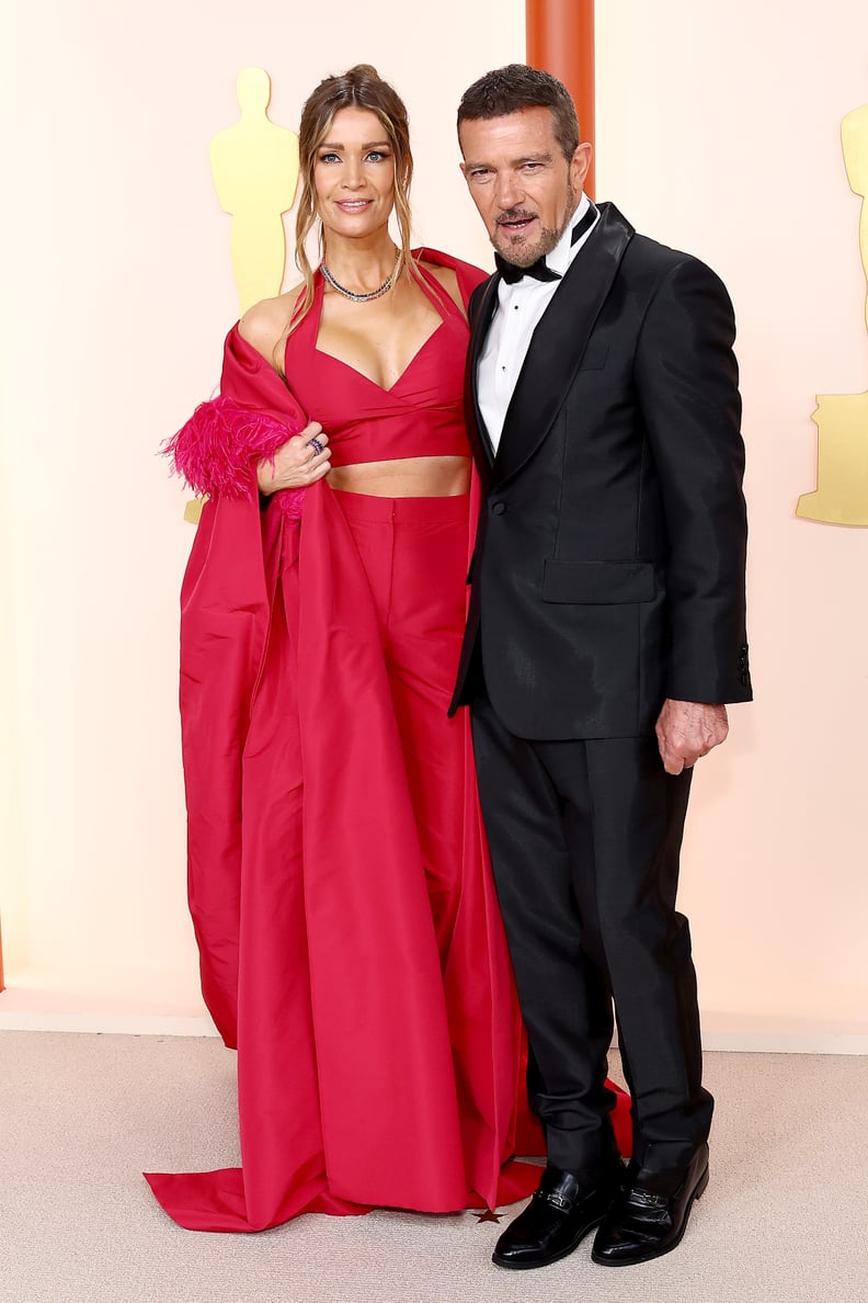 Nicole and Antonio Banderas at the 2023 Oscars