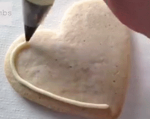 This frosted cookie preparation