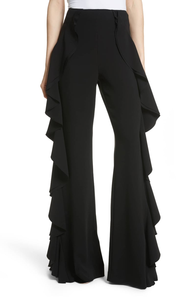 Cinq à Sept Saphir Ruffle Side Pants