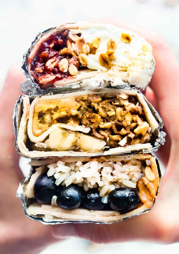 Gluten-Free Sweet Breakfast Burritos