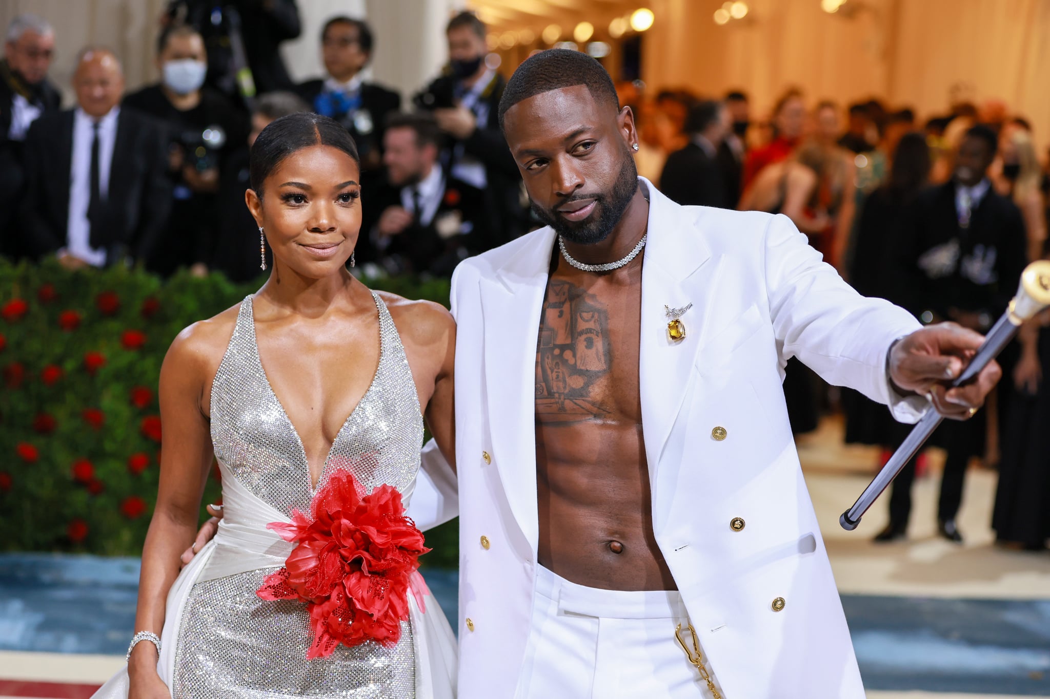 Gabrielle Union And Dwyane Wade At The Met Gala 22 Popsugar Celebrity