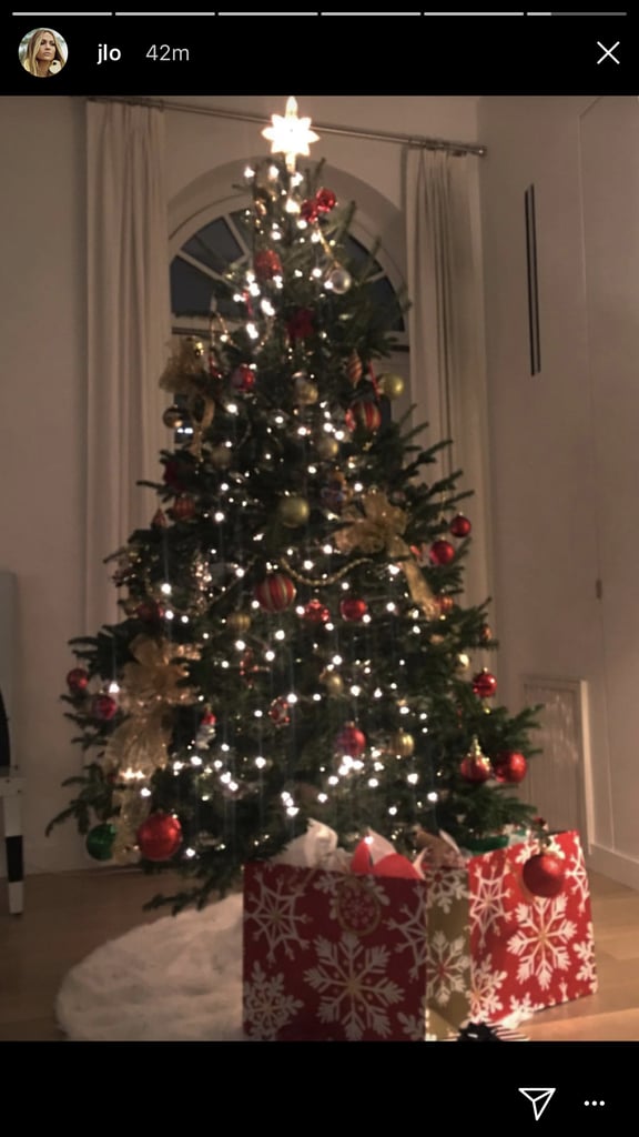 Jennifer Lopez and Alex Rodriguez Christmas Tree