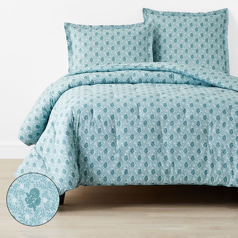 The Company Store Company Mini Garden Classic Cool Cotton Percale Comforter -