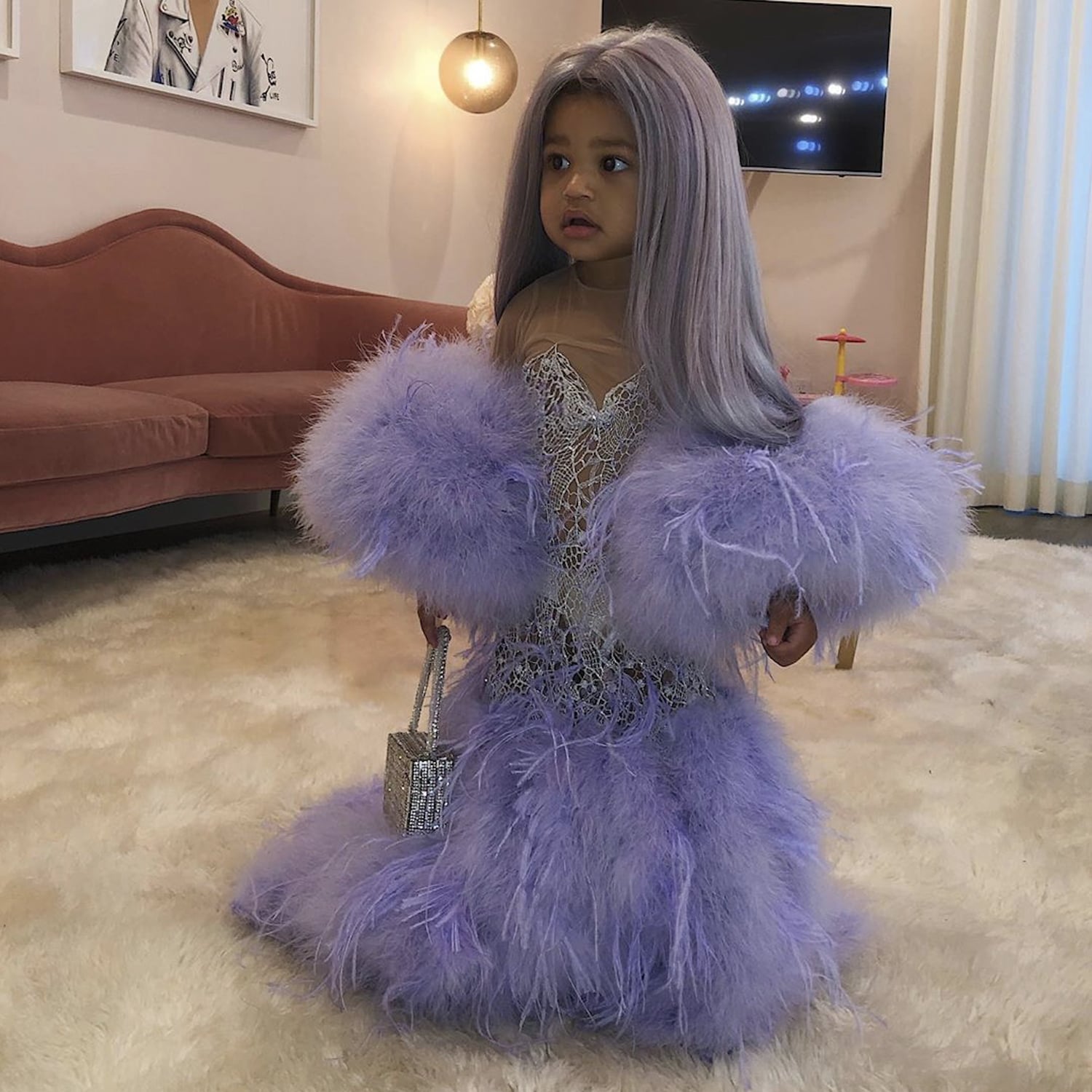 Photos from Kylie Jenner and Stormi Webster Play Dress-Up in Her