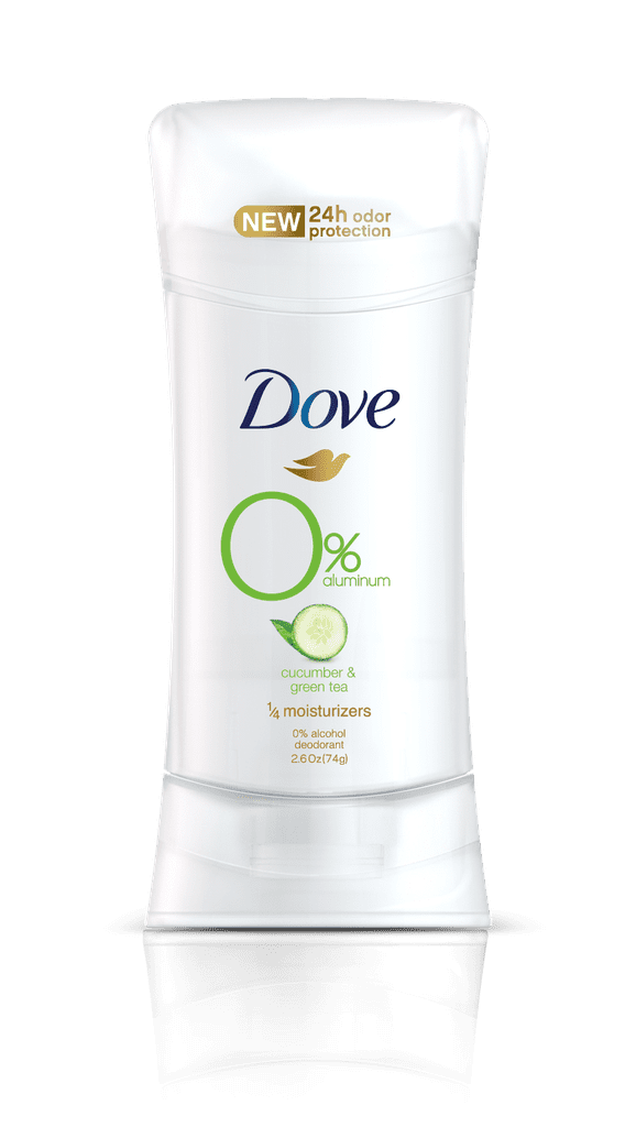 Dove 0 Aluminum Deodorant in Cucumber and Green Tea Dove AluminumFree Deodorant Collection