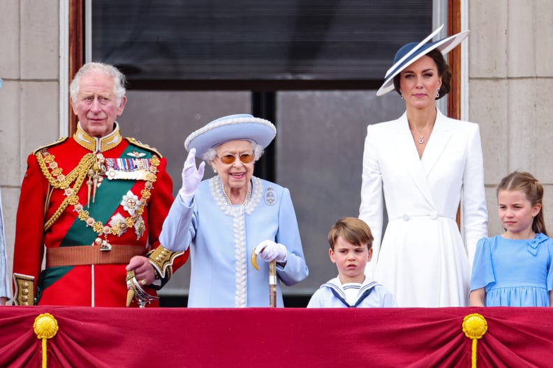 路易王子穿着水手服在2022年皇家军队阅兵