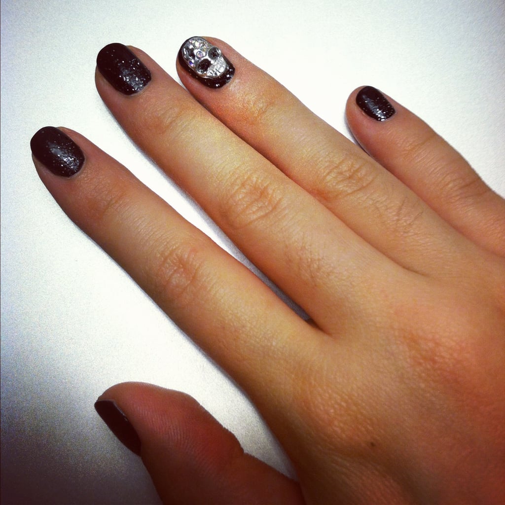 Skull Nail Art For Halloween Popsugar Beauty