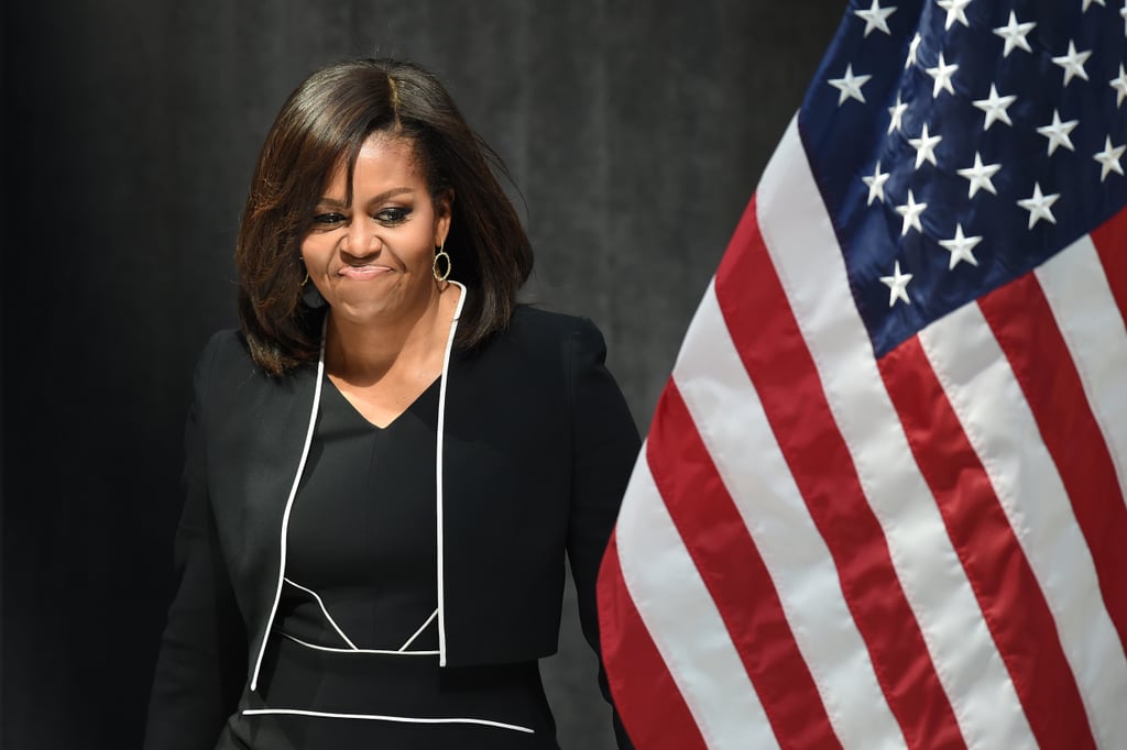 Michelle Obama's Black Suit at Let Girls Learn Event 2016
