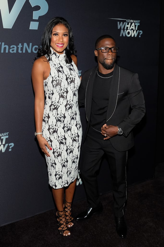 Kevin Hart and Eniko Parrish at What Now? Premiere in NYC